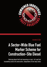 Blue Fuel Marker Scheme for Construction Site Diesel