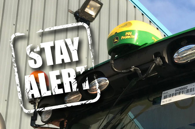 FARMERS URGED TO BE VIGILANT AFTER NEW WAVE OF GPS THEFTS