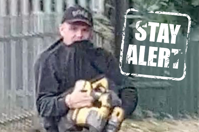 ALERT - DO YOU RECOGNISE THIS MAN