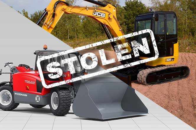 JCB MINI DIGGER AND WEIDEMANN LOADALL STOLEN IN WARWICKSHIRE!