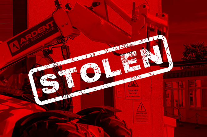 THEFT ALERT - STOLEN TELEHANDLER