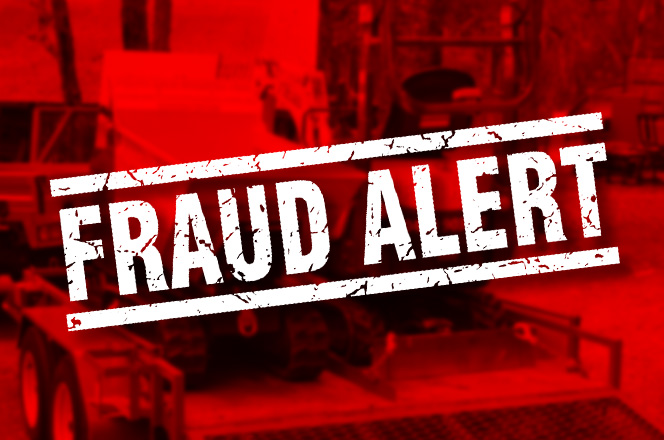 FRAUD ALERT - PLANT MACHINERY HIRE