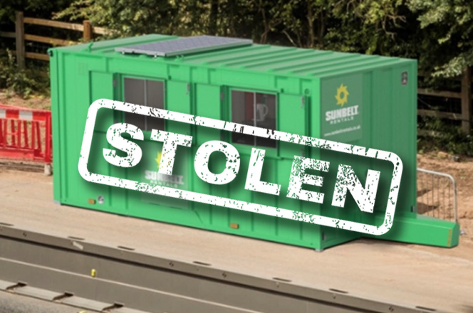 THEFT ALERT - STOLEN SUNBELT WELFARE UNIT