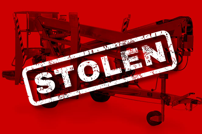 STOLEN NIFTYLIFT TRAILER MOUNT BOOM