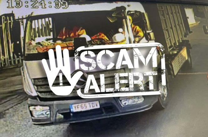 SECURITY SCAM ALERT - VEHICLE AND SUSPECT INVOLVED AGAIN IN THEFT OF SCRAP METAL