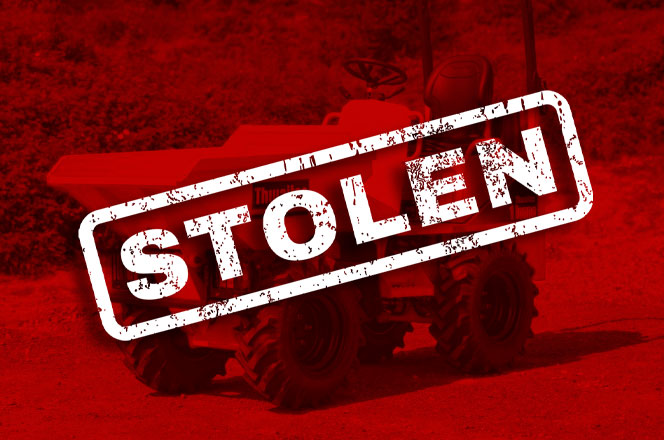 STOLEN THWAITES DUMPER, HAMPSHIRE