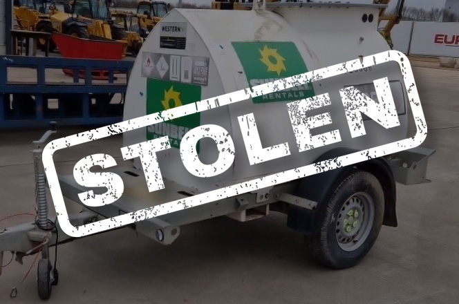 STOLEN - SUNBELT FUEL BOWSER