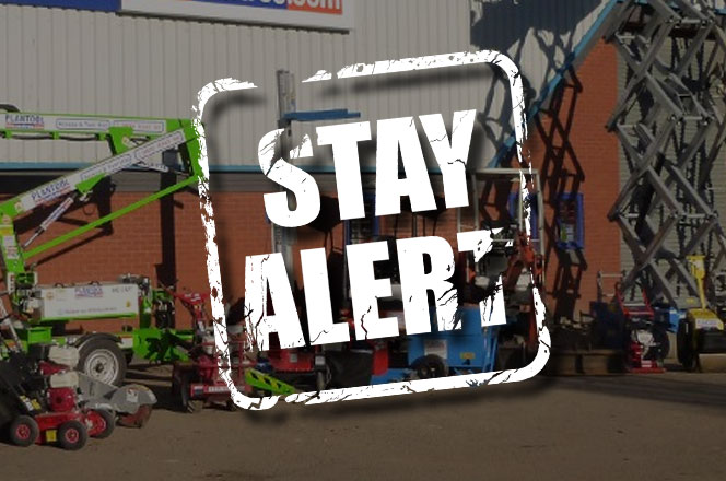 SUSPICIOUS ACTIVITY AT A DONCASTER HIRER'S DEPOT