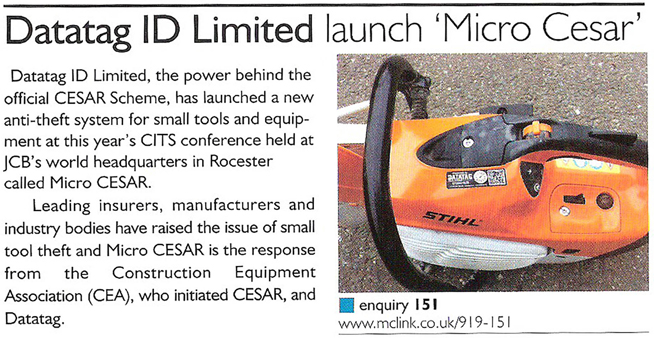 EXECUTIVE HIRE SHOW NEWS FEATURE - CITS Conference Micro-CESAR Launch