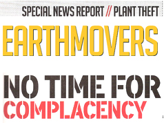 EARTHMOVERS FEATURE - NO TIME FOR COMPLACENCY